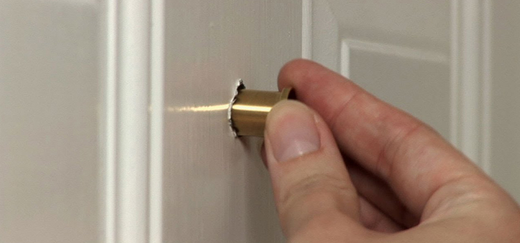 peephole door repair in Villa Park