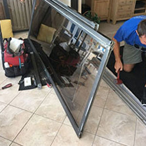 sliding glass door frame repair Villa Park